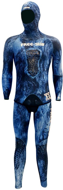 Free-Sub Demre Blue 3 MM  Dalış Elbisesi (YAMAMOTO39)