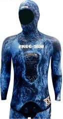 Free-Sub Demre Blue 3 MM  Dalış Elbisesi (YAMAMOTO39)