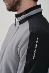 EXUMA ERKEK YARIM FERMUARLI POLAR 2412004 GREY