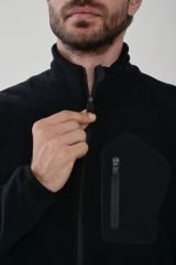 EXUMA ERKEK TAM FERMUARLI POLAR 2312003 010-BLACK