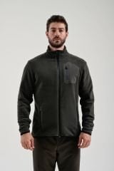 EXUMA ERKEK TAM FERMUARLI POLAR 2312003 801-KHAKI