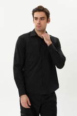 EXUMA UZUN KOLLU GÖMLEK M 010-BLACK