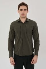 EXUMA UZUN KOLLU GÖMLEK M 801-KHAKI 1417015