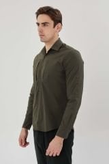 EXUMA UZUN KOLLU GÖMLEK M 801-KHAKI 1417015