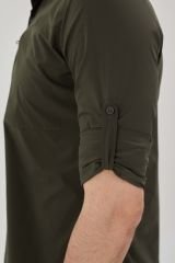 EXUMA UZUN KOLLU GÖMLEK M 801-KHAKI 1417015