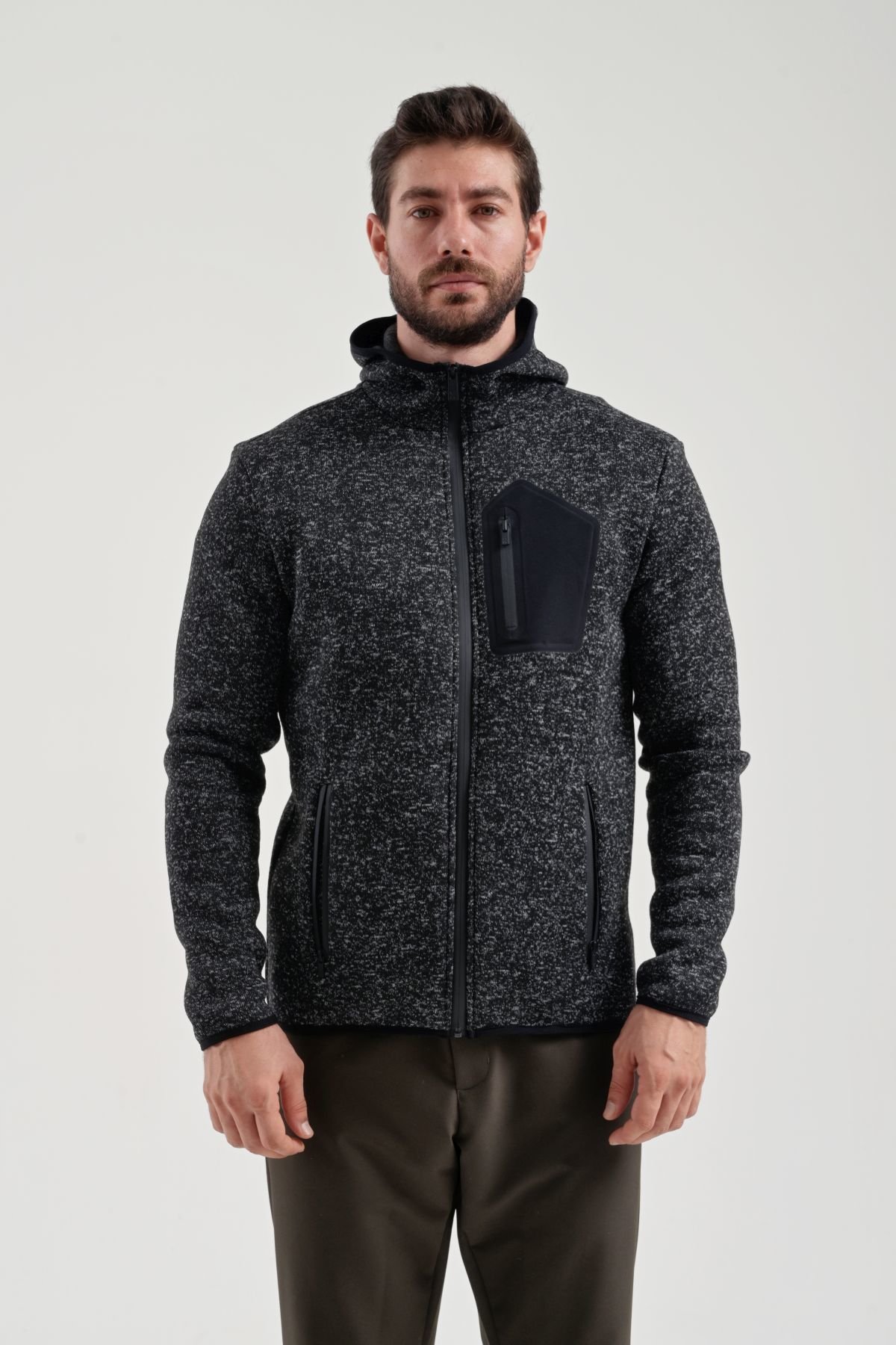 EXUMA FULL ZIP NEW POLAR M 010-BLACK 2112256