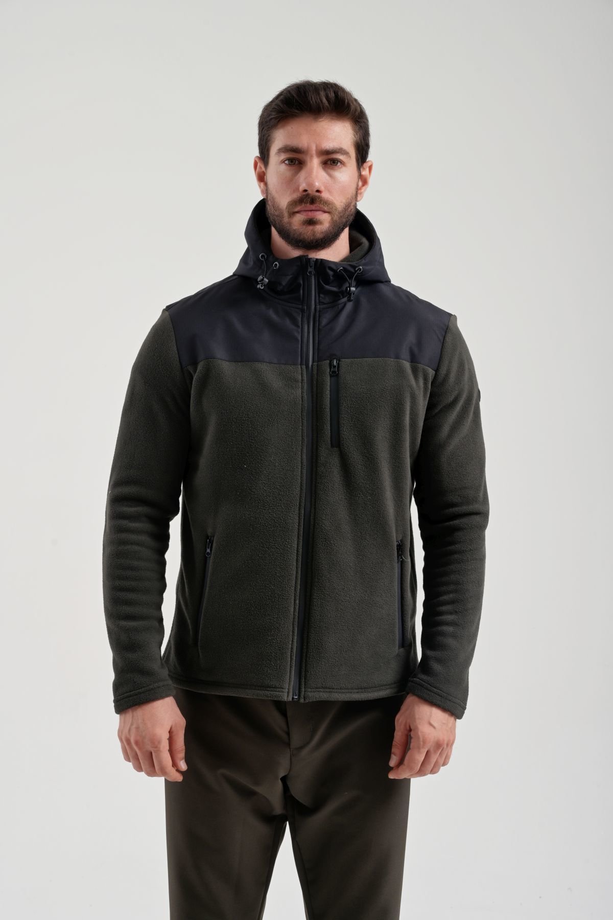 EXUMA FULL ZIP POLAR M 801-KHAKI 2412005
