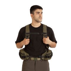 Hunthink VestPack Haki Çantalı Avcı Yeleği