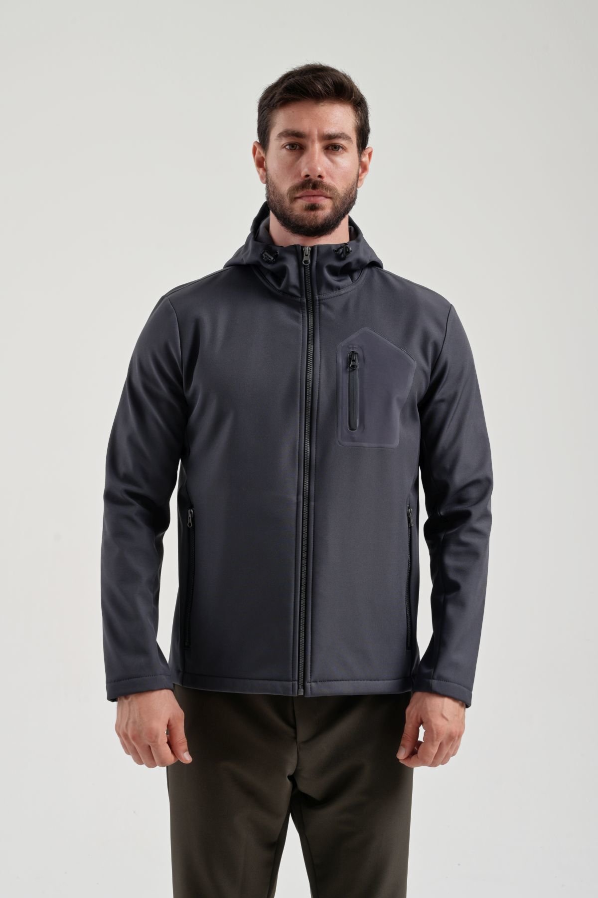 EXUMA ERKEK SOFTSHELL MONT 2111161 067-ANTRACITHE