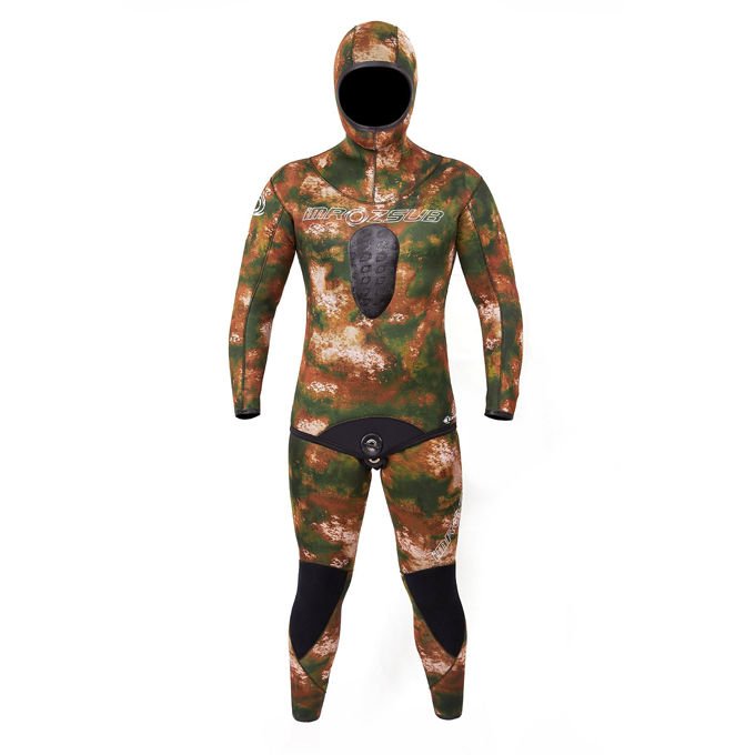 Octopus Brown Lycra 8 mm Dalış Elbisesi