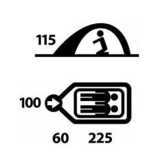 HUSKY BRET YESIL 2 KISILIK CADIR