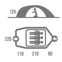 HUSKY BARON YESIL 4 KISILIK CADIR