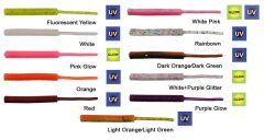 Kendo Fire Worm Lrf Silikonu 5cm 18 Adet