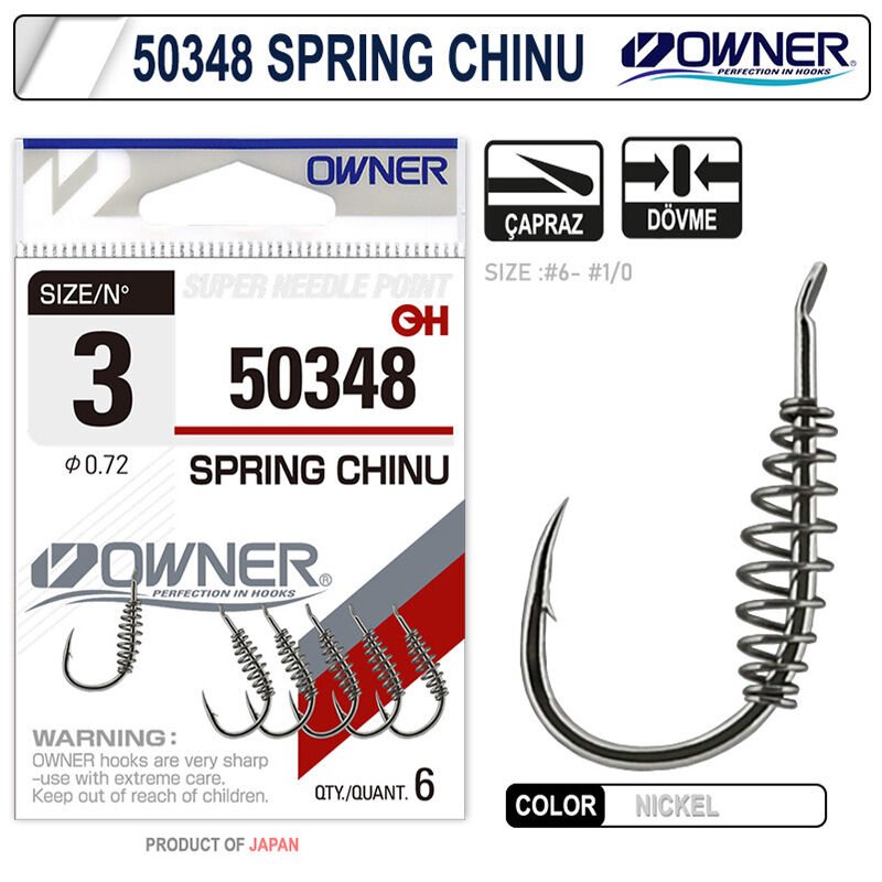 OWNER 50348 NO 1 SPRİNG CHİNU WHİTE YAYLI İĞNE