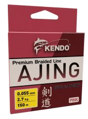 Kendo Ajing Premium Braided Line Pink 150m Örgü İp