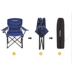 KINGCAMP DELUXE SANDALYE (MAVI/GRI)