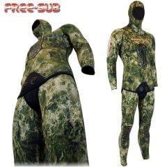 Free Sub Expert Green Avcı Elbise 3mm