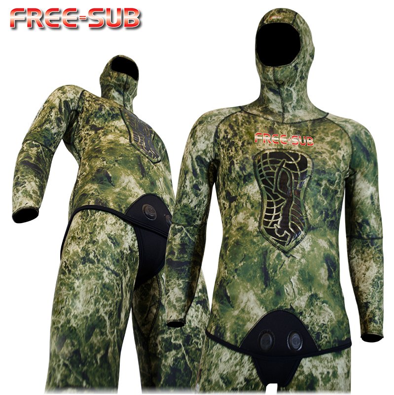 Free Sub Expert Green Avcı Elbise 7 mm