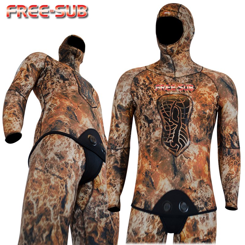 Free-Sub Expert Brown Avcı Elbise 5mm