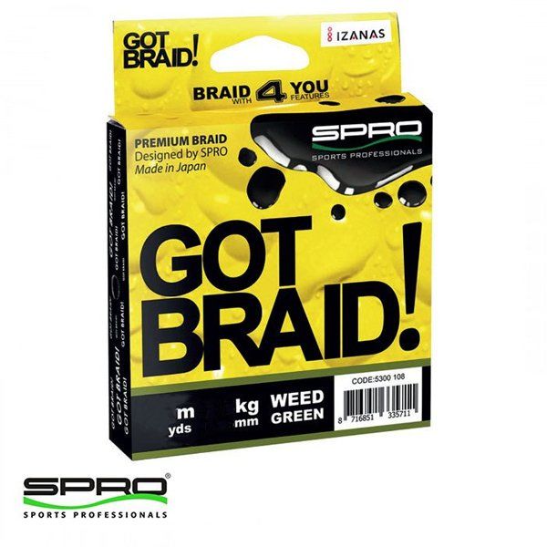 SPRO Got Braid! 0,20MM 300M Yeşil İp Misina