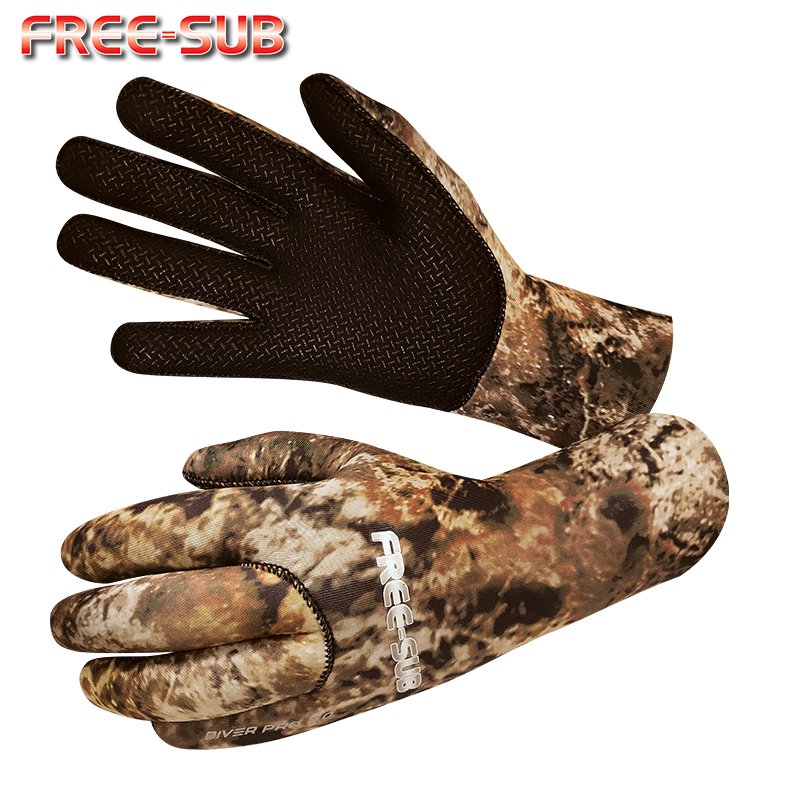 Freesub Diver Pro 3mm Expert Brown Neopren Eldiven L