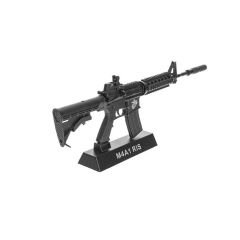 CYBERGUN Swiss Arms M4 R. Siyah Minyatür Masa Süsü