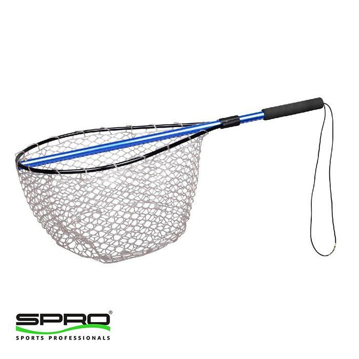 SPRO Kauçuk Örgü 40x50x50 Mavi Alabalık Kepçesi