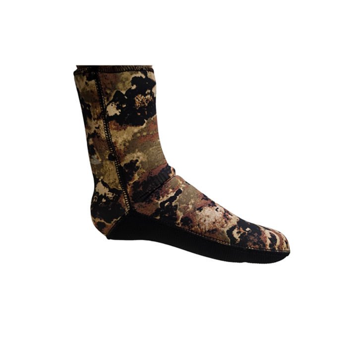 Apnea 5mm Camo Supratex Tabanlı Dalış Çorabı