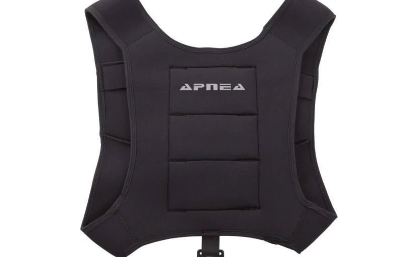 Apnea Sırt Ağırlık Yeleği Siyah (KURŞUNSUZ)