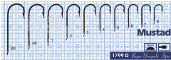 Mustad Olta İğnesi 1799D 100lü
