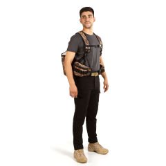 Hunthink VestPack Saz Kamuflaj Çantalı Avcı Yeleği